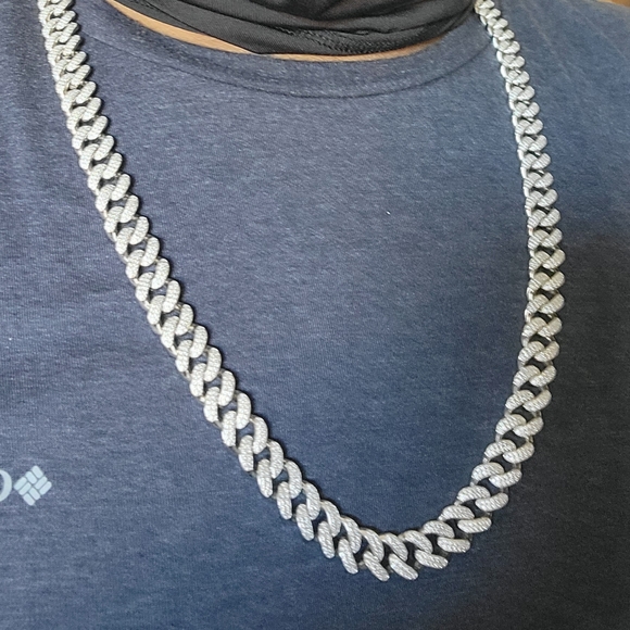 GORGEOUS CHAIN - SOLID 925 STERLING SILVER - Picture 4 of 10